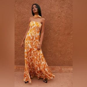 Sophie and Lucie Pumpkin Corintia Flower Dress